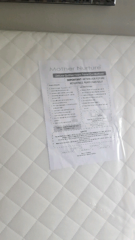 mother nurture travel cot mattress